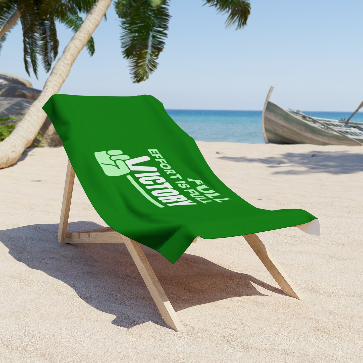 Green Beach Towel 42