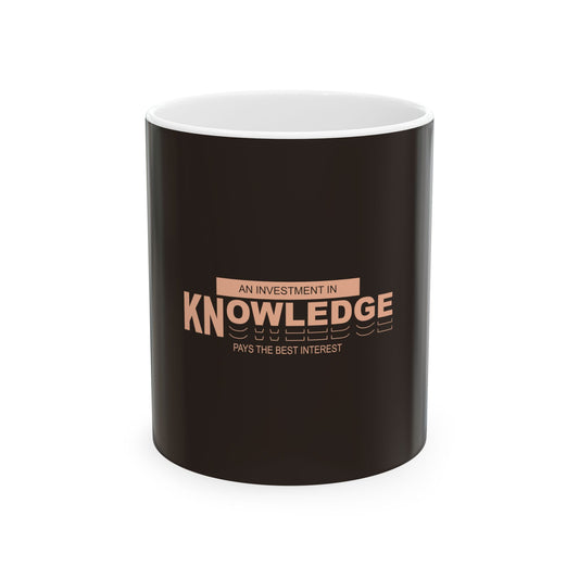 Brown Ceramic Mug 33, (11oz, 15oz)