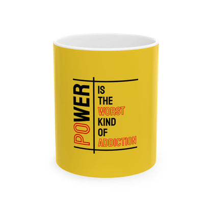 Yellow Ceramic Mug 26, (11oz, 15oz)