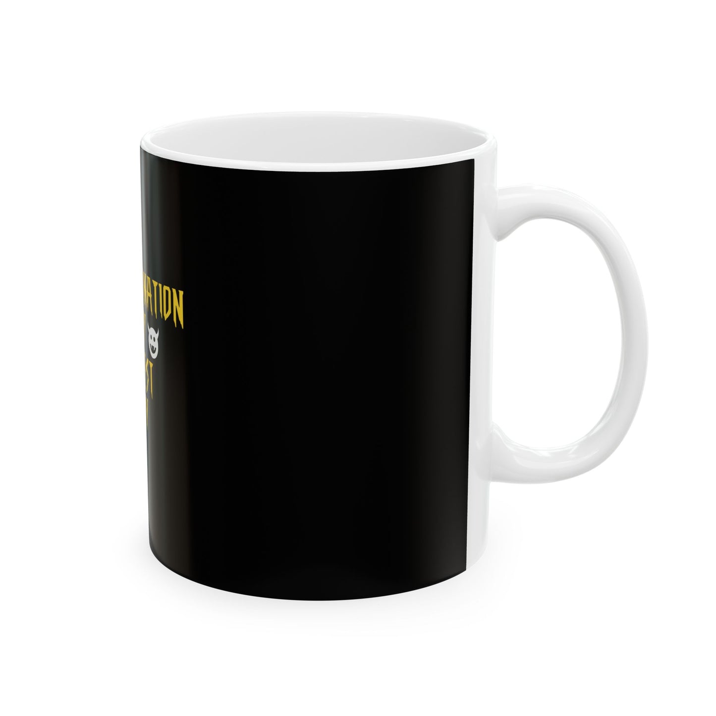 Black Ceramic Mug 47, (11oz, 15oz)