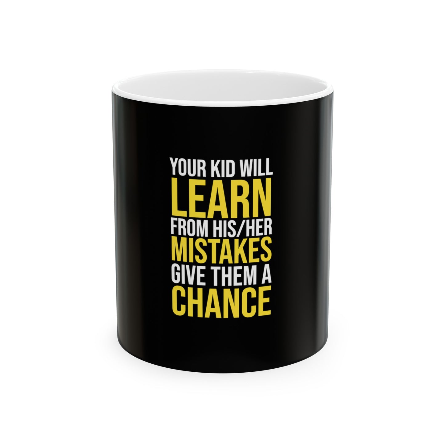 Black Ceramic Mug 3, (11oz, 15oz)