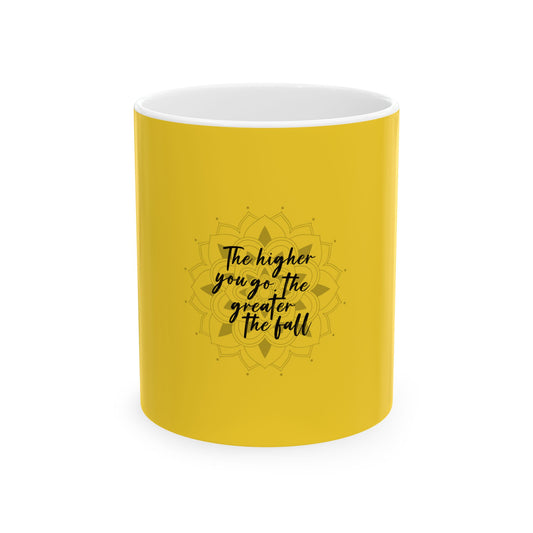 Yellow Ceramic Mug 36, (11oz, 15oz)