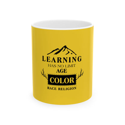 Yellow Ceramic Mug 14, (11oz, 15oz)