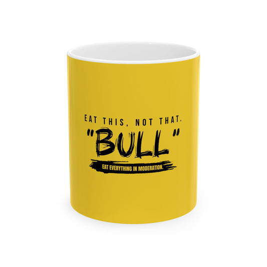 Yellow Ceramic Mug 11, (11oz, 15oz)