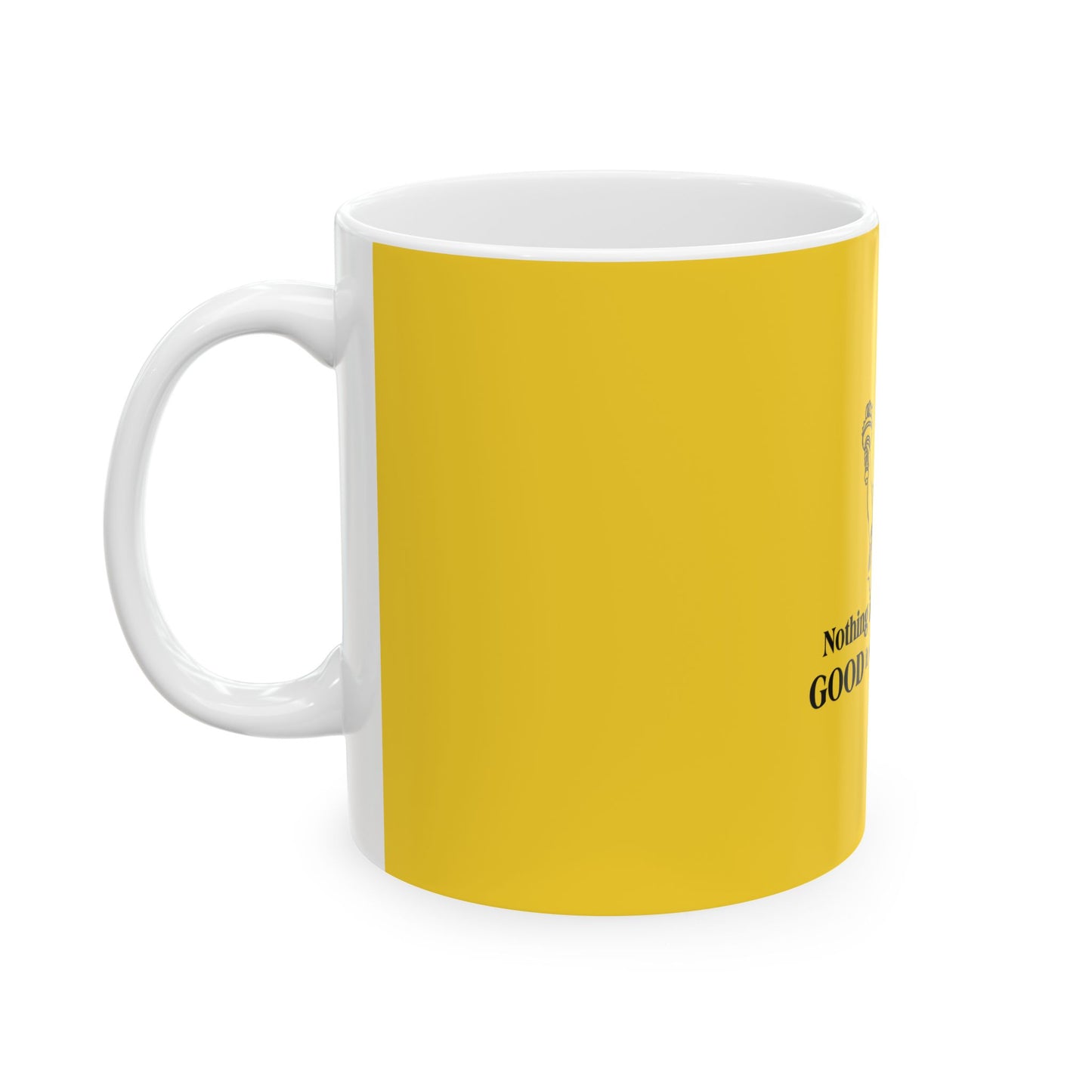 Yellow Ceramic Mug 13, (11oz, 15oz)