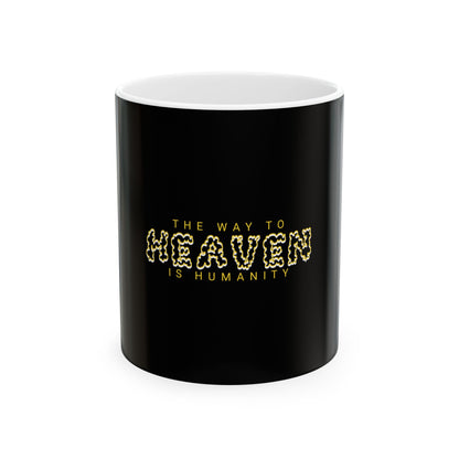 Black Ceramic Mug 37, (11oz, 15oz)