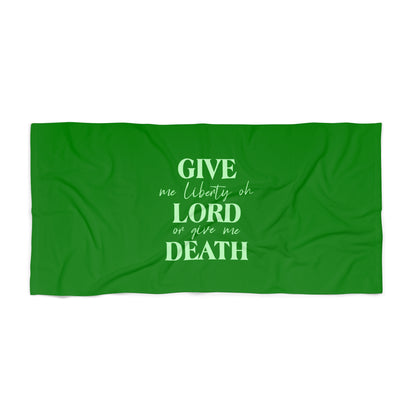 Green Beach Towel 19