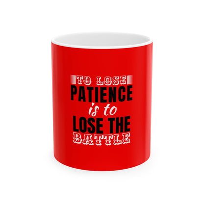 Red Ceramic Mug 55, (11oz, 15oz)