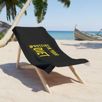 Black Beach Towel 8